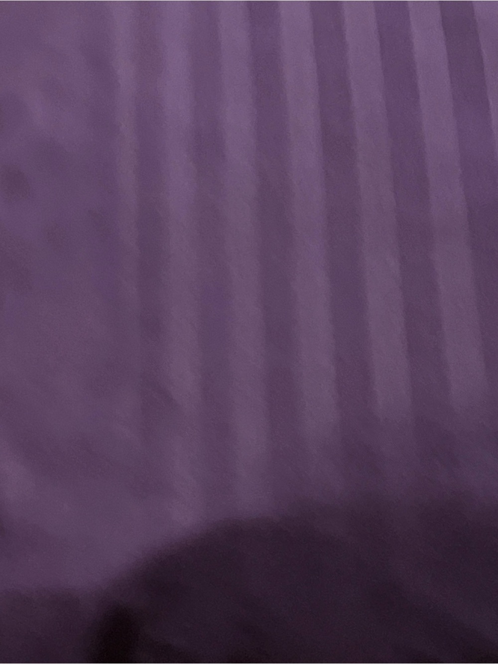 Plum Stripe Microfiber Pillowcase - Unbranded